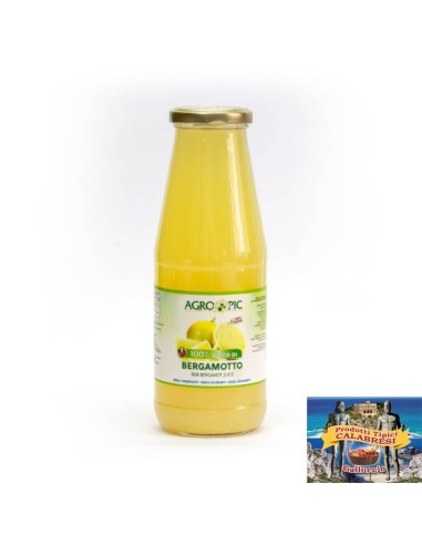 Succo di bergamotto puro 100% 12 bottiglie 720 ml - galluccio prodotti tipici calabresi