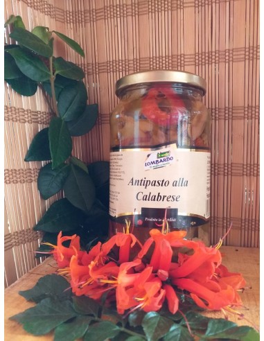 Antipasto alla calabrese 550 gr - galluccio prodotti tipici calabresi