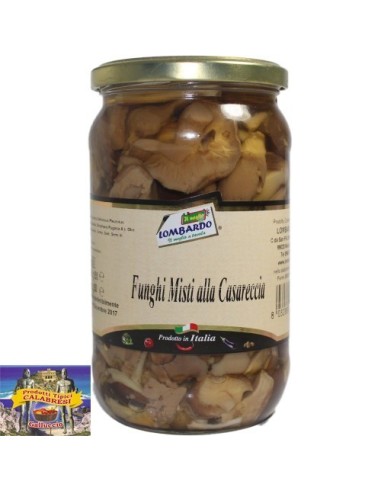 Funghi Misti casarecci 550 gr - galluccio prodotti tipici calabresi