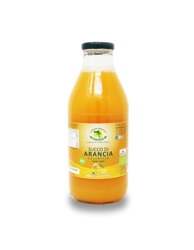 Succo Di Arancia Calabrese Puro Bio 750 Ml - galluccio prodotti tipici calabresi