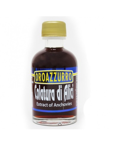 Colatura Di Alici Bottiglietta Vetro 120 Ml - galluccio prodotti tipici calabresi