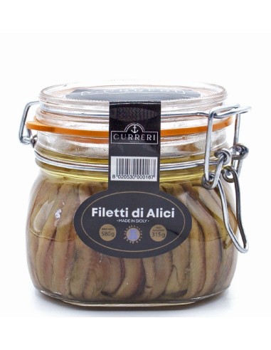 Filetti di alici - galluccio prodotti tipici calabresi