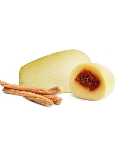 La bontà della provola con 'nduja calabrese (450/550 g ) - galluccio prodotti tipici calabresi