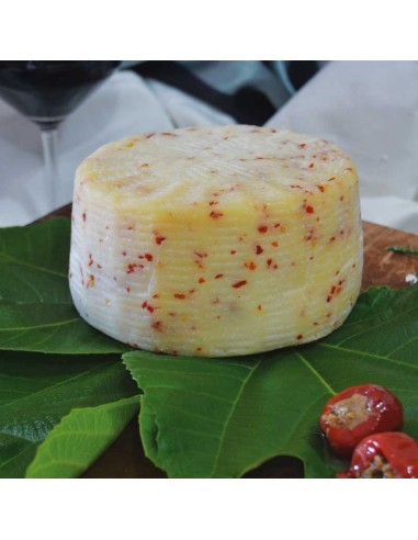 Il formaggio con peperoncino rosso tipico calabrese 1 kg - galluccio prodotti tipici calabresi